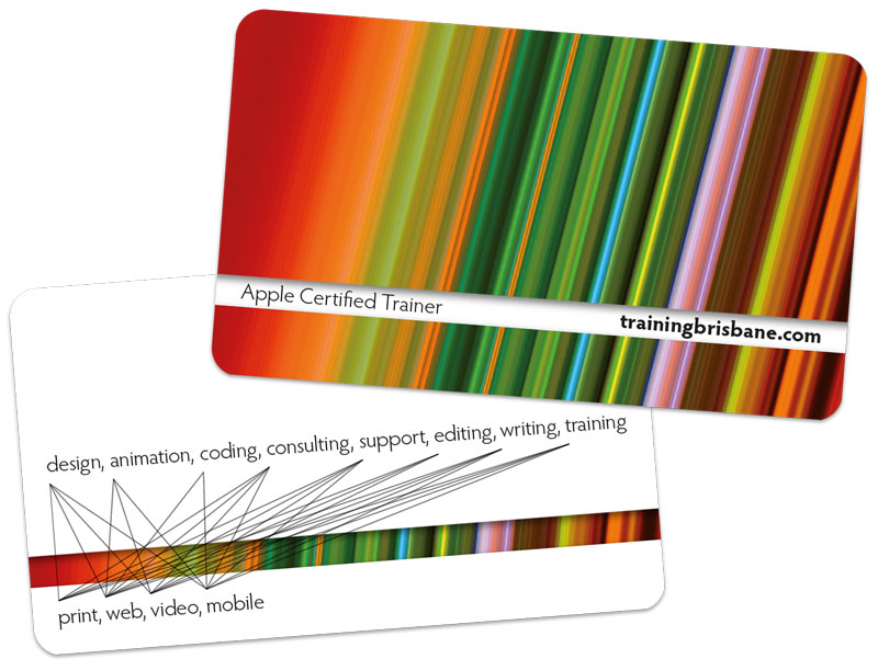 Training Brisbane business card